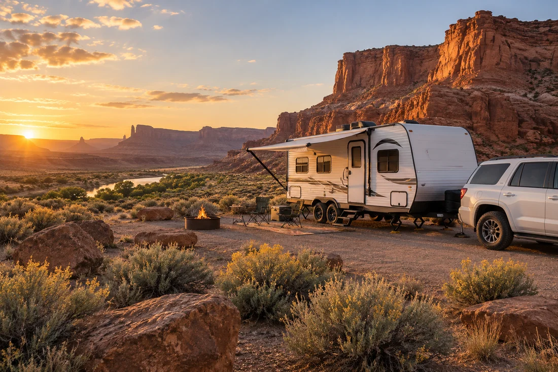 Illustrative rv scene